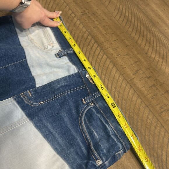 American Eagle High Rise Mini Skirt denim size 8 - Picture 8 of 9